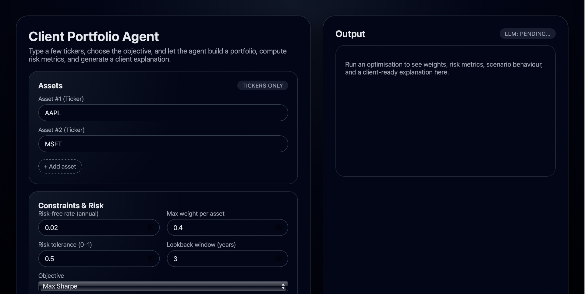 Client Portfolio Agent